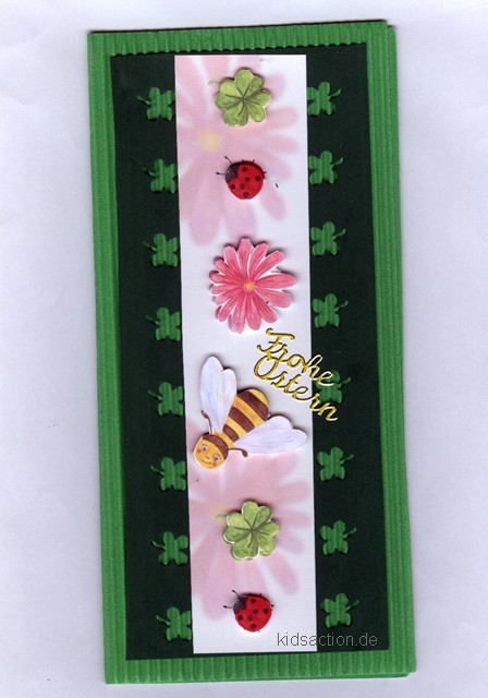 Bienchen und Glücksklee