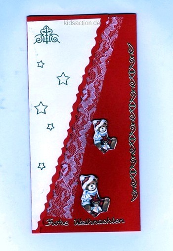 eBärchenkarte mit Spitze