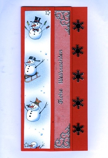 winterliche Karte